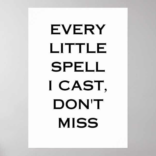 Manifestation Quote Typography Design Poster (Framsidan)