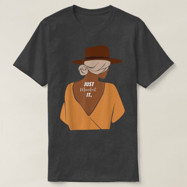 Manifestera det Syrran Melanin Woman Black Women T Shirt (Design framsida)