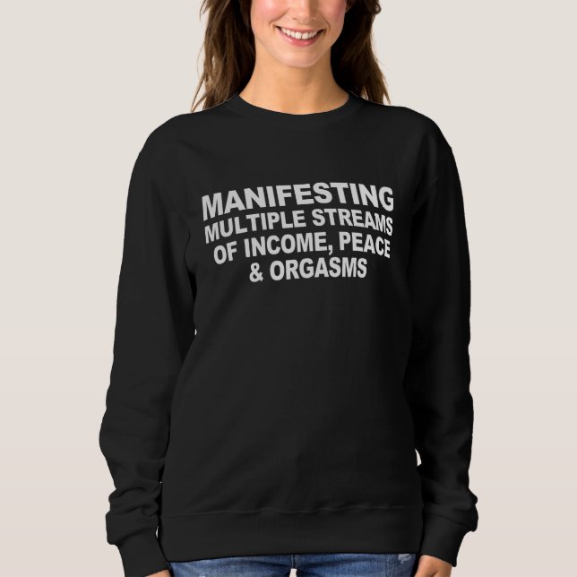 Manifestera Flera Inkomstströmmar Fred & Organisat T Shirt (Framsida)