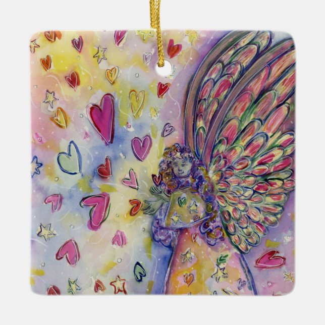 Manifestera Helgdag Gift-prydnadsämnen från Univer Julgransprydnad Keramik (Framsida)