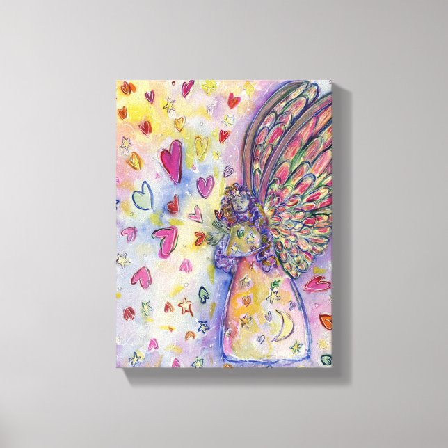 Manifestera målning av kanvas med Universe Angel (Framsida)