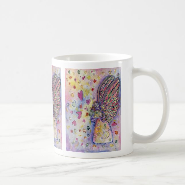 Manifestera om Universe Angel Art Coffee Mugg elle (Höger)