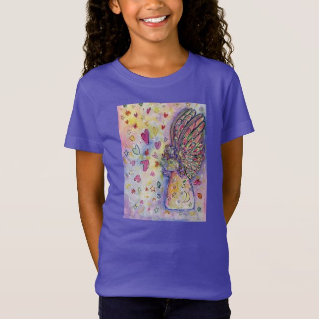Manifestera Universe Angel Art Child T-Shirts (Framsida)