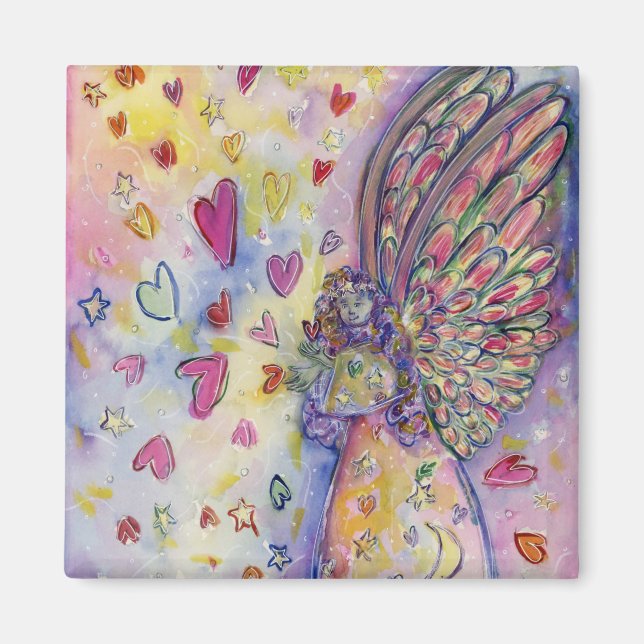 Manifestera Universe Angel Art Fridge Magnet (Framsidan)