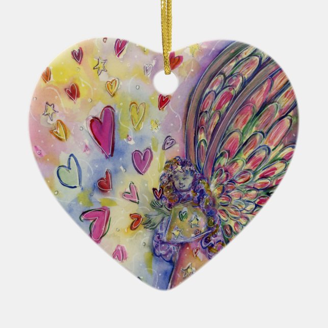 Manifestera Universe Kärlek Angel Helgdag Ornament (Framsidan)