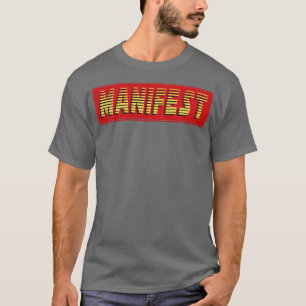 Manifestera Vintage - återställ text T Shirt