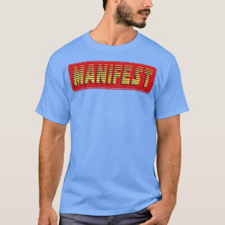 Manifestera Vintage - återställ text T Shirt