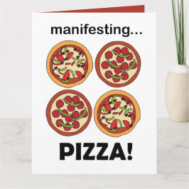 Manifesterar Pepperoni Ostpizza  Kort