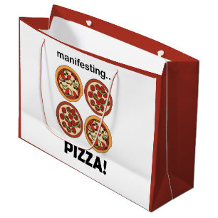 Manifestering av Pepperoni Pizza Födelsedagsfest