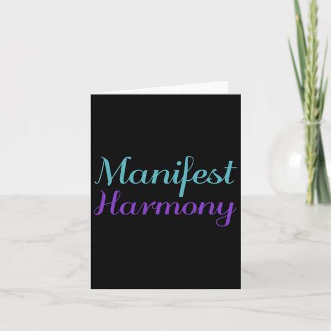 Manifestet Harmony Lila Suicide Prevention Awarene Kort (Framsida)