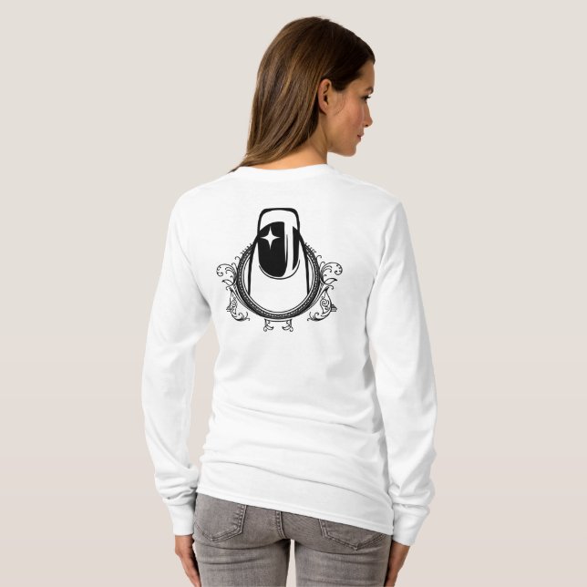 Manikurist Nail Art T Shirt (Hel baksida)
