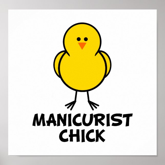Manikursiv Chick Poster (Framsidan)