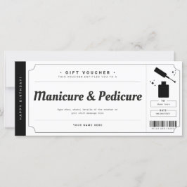 Manikyr Pedikyr Presentkupong Certifikat