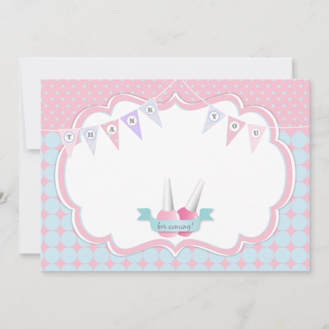 Manikyr & Pedikyr Spa Party Tackkort Tack Kort (Framsida)