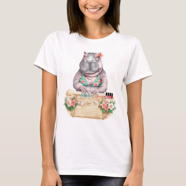 Manikyr Personal Coastal Beauty  T Shirt (Framsida)