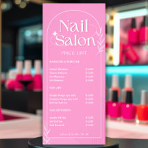 Manikyr Rosa Tjänstlista Nagelsalong Prislista