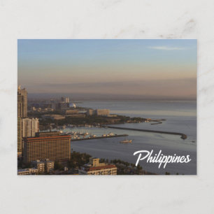 Manila Bay Filippinerna Vykort