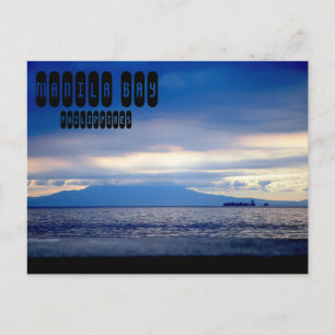 Manila Bay i Filippinerna Vykort