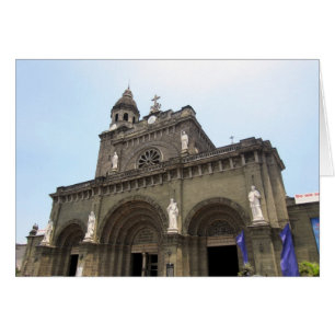 manila cathedrale hälsningskort