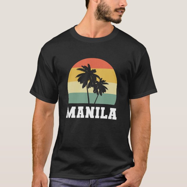 Manila Coconut Träd Filipino T Shirt (Framsida)