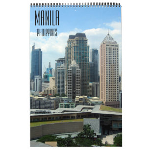 Manila Filippinerna Kalender