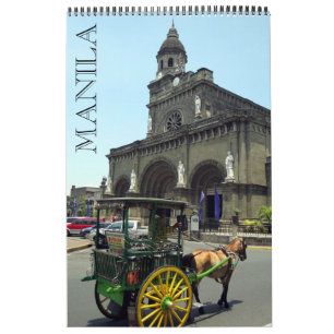 Manila Filippinerna Kalender