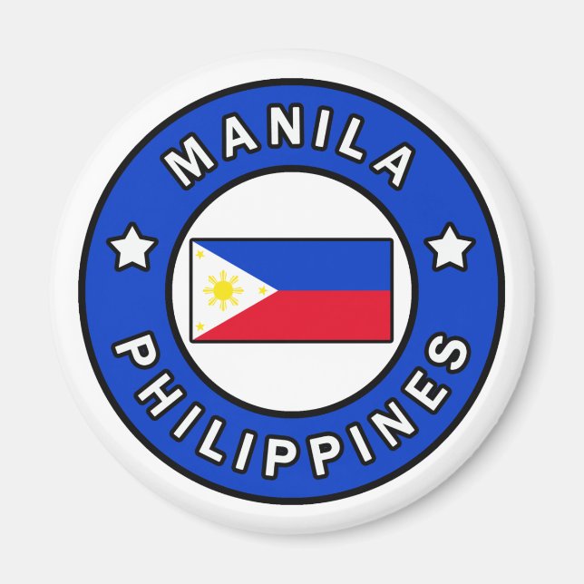 Manila Filippinerna Magnet (Framsidan)