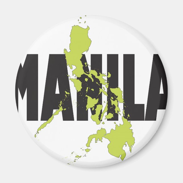Manila, Filippinerna Magnet (Framsidan)