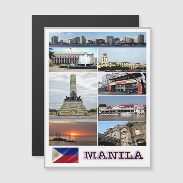 Manila - Filippinerna - Mosaic - (Fram/baksida)
