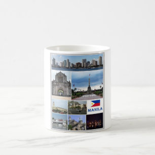Manila - Filippinerna - Mosaic - Kaffemugg