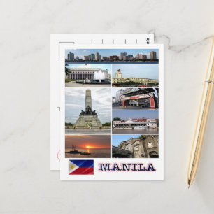 Manila - Filippinerna - Mosaic - Vykort