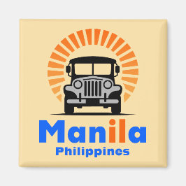 Manila Filippinerna Sydostasien Magnet