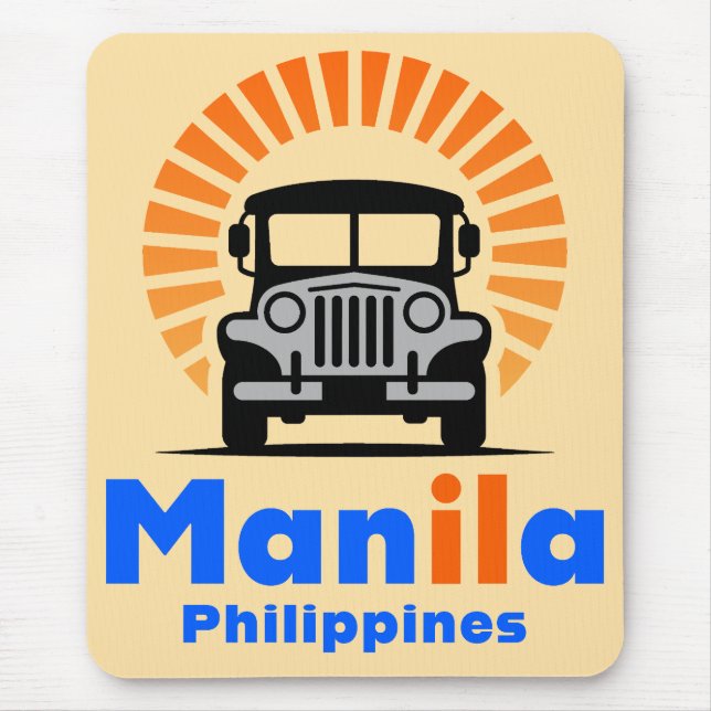 Manila Filippinerna Sydostasien Musmatta (Framsidan)