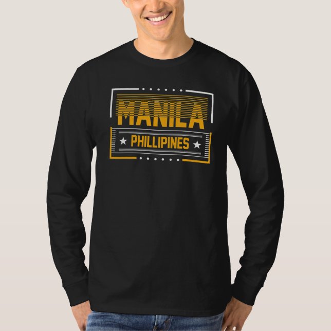 Manila Filippinerna T Shirt (Framsida)