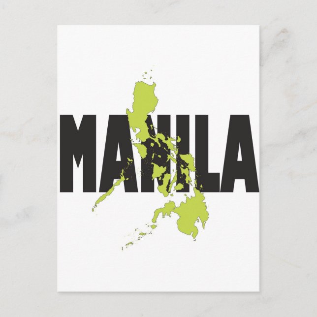 Manila, Filippinerna Vykort (Framsida)