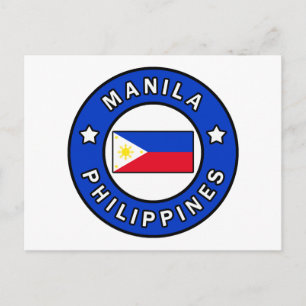 Manila Filippinerna Vykort