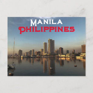 Manila, Filippinerna Vykort