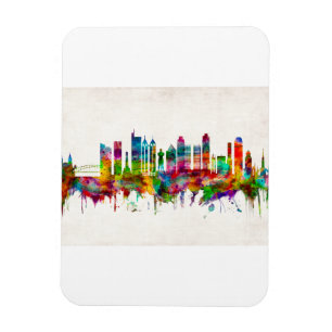 Manila FilippinSkyline Magnet