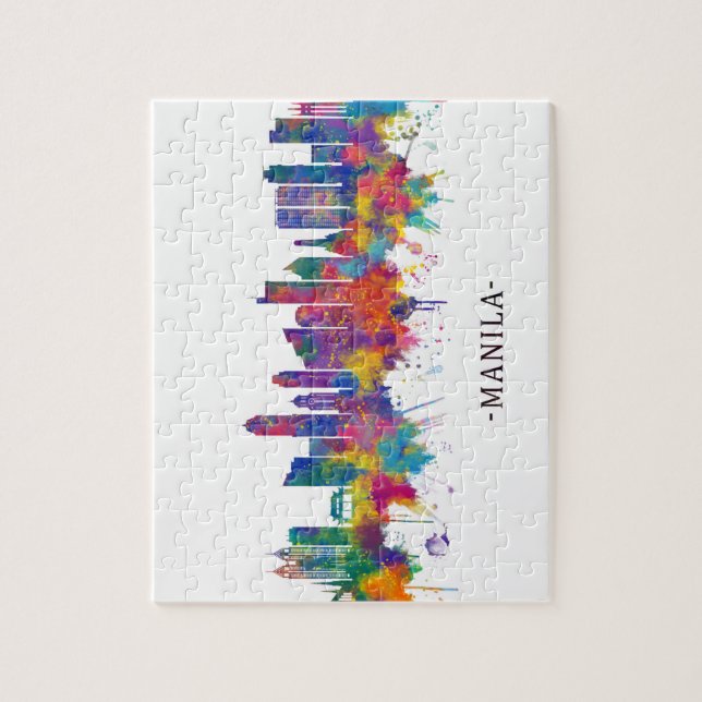 Manila FilippinSkyline Pussel (Vertikal)