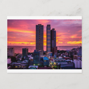 Manila FilippinSkyline Vykort