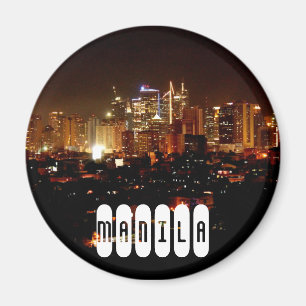 Manila i Philippines Magnet