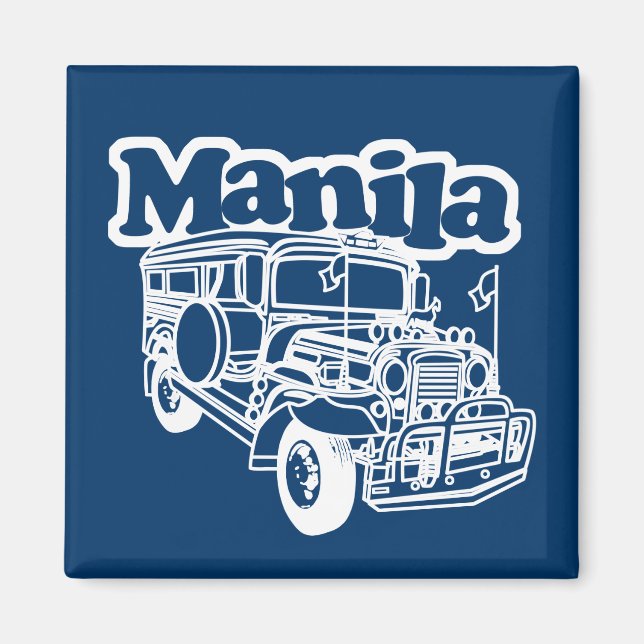 Manila Jeepney Magnet (Framsidan)