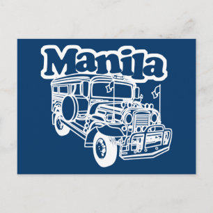 Manila Jeepney Vykort