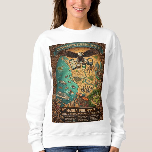 Manila Metros upplevelse T Shirt (Framsida)