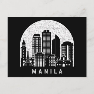 Manila National Capital Region Skyline Vykort