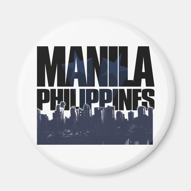 Manila PHILIPPINES Magnet (Framsidan)