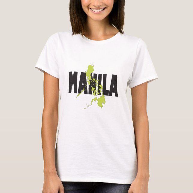 Manila Philippines T Shirt (Framsida)