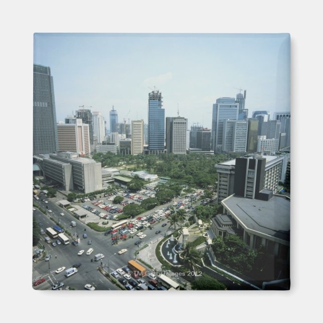 Manila Skyline Magnet (Framsidan)