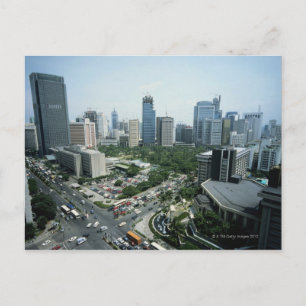 Manila Skyline Vykort