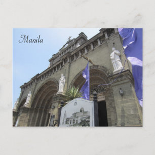 Manilakatedralingång Vykort